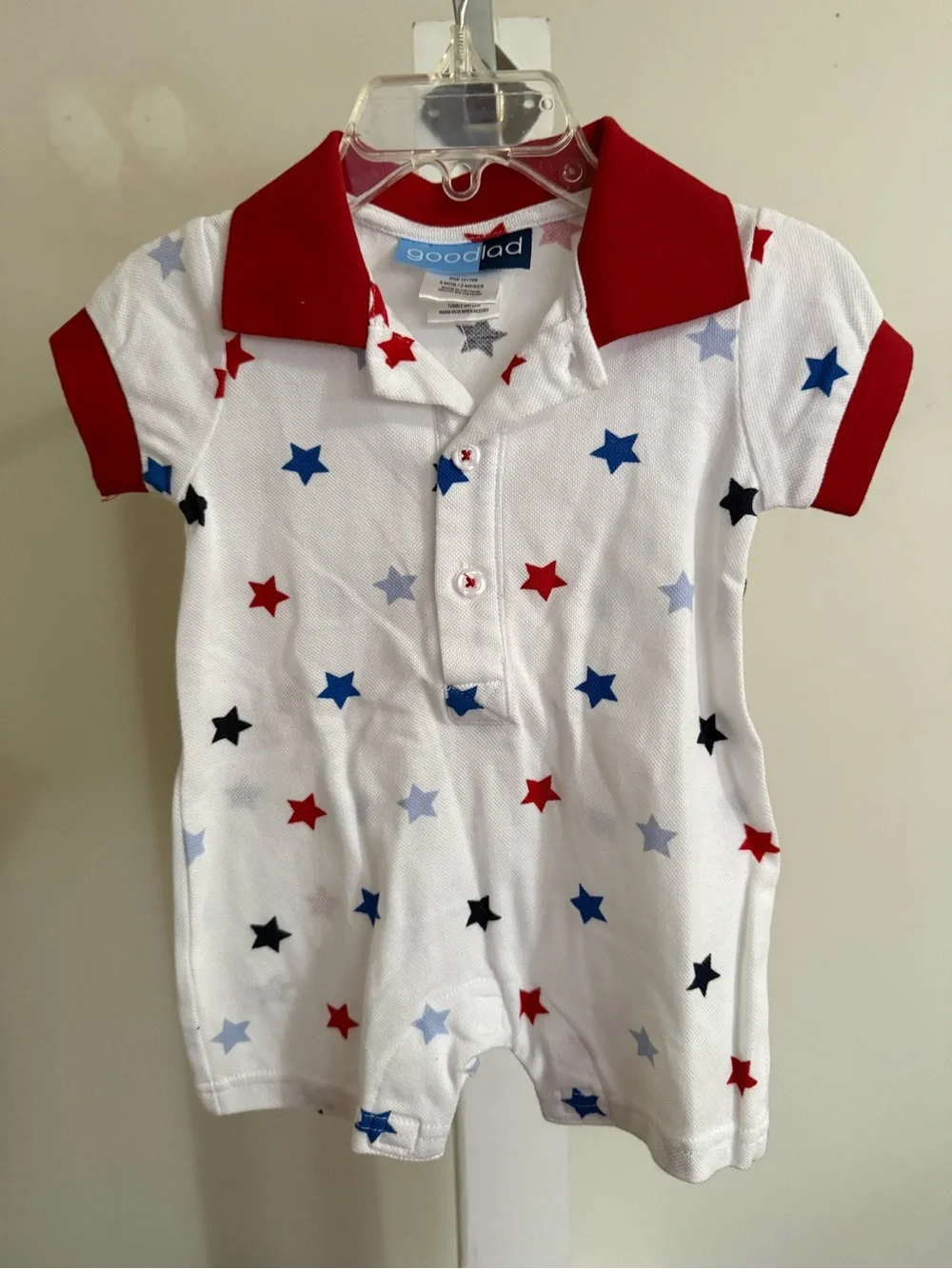 NWT Good Lad Stars Romper